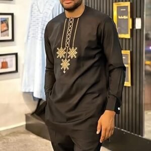 2 PC's Men dashiki (Press & Fold)